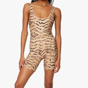 REVOLVE x WeWoreWhat Scoop Bodysuit Tiger Print